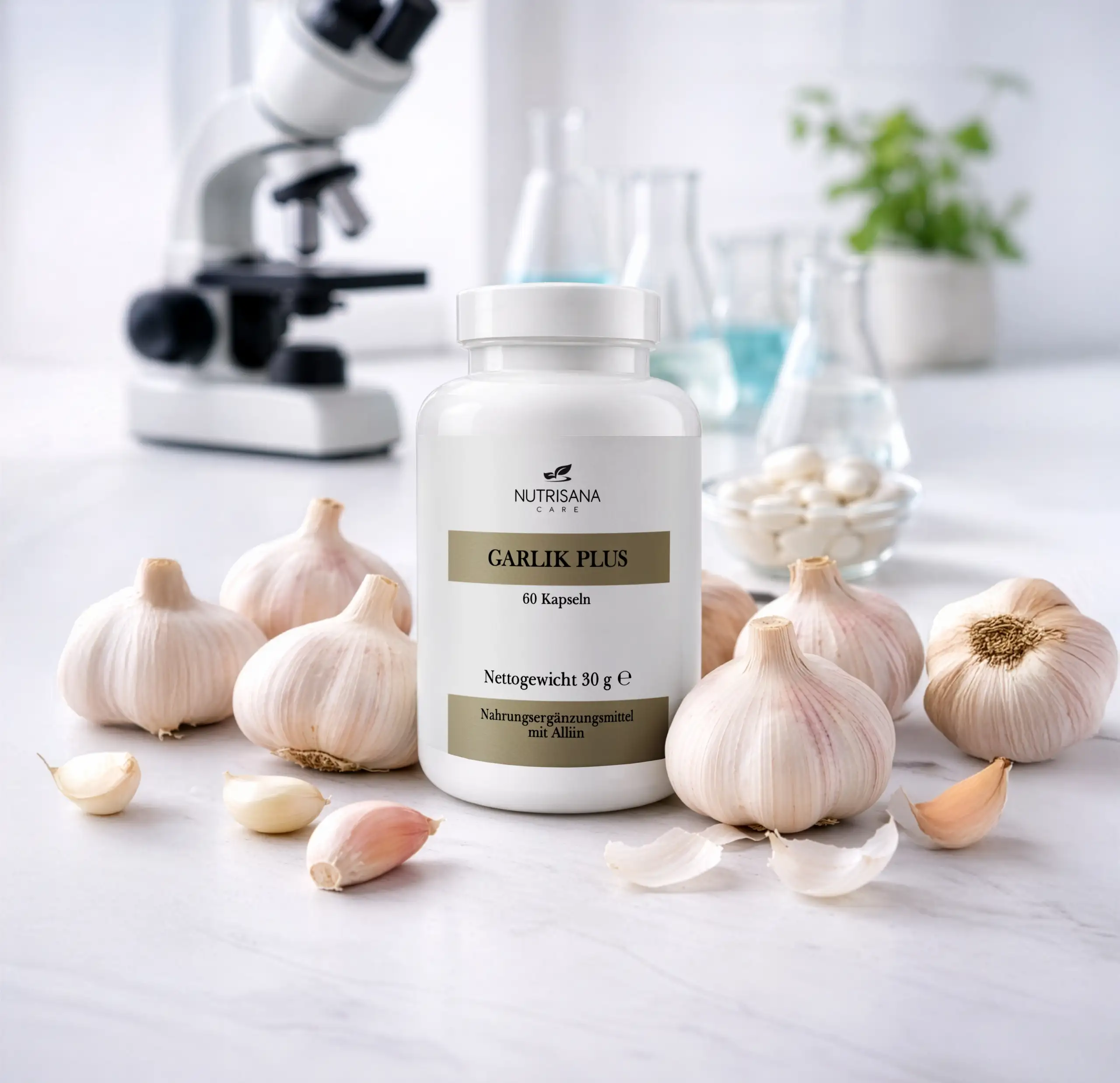 Garlic-Plus-Bottle-in-Table